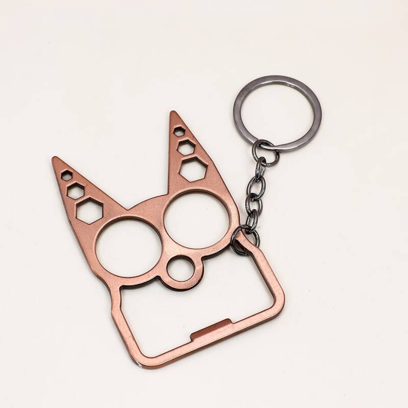 

Minimalist Animal Charm Keychain, Bronze