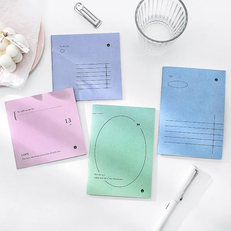 

1pc Random Color Memo Pad, Multicolor
