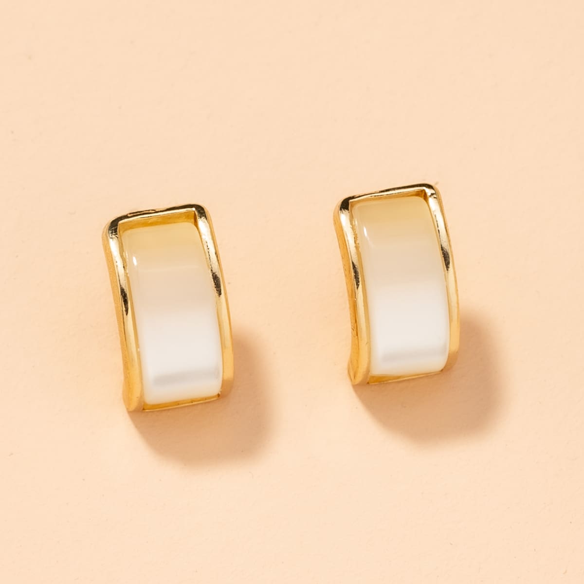 

Minimalist Stud Earrings, Gold