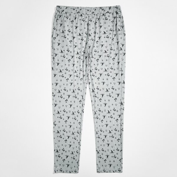 

Men Allover Print Slant Pocket Sleep Pants, Multicolor