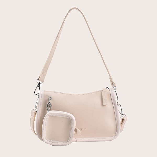 

Minimalist Baguette Bag, Beige