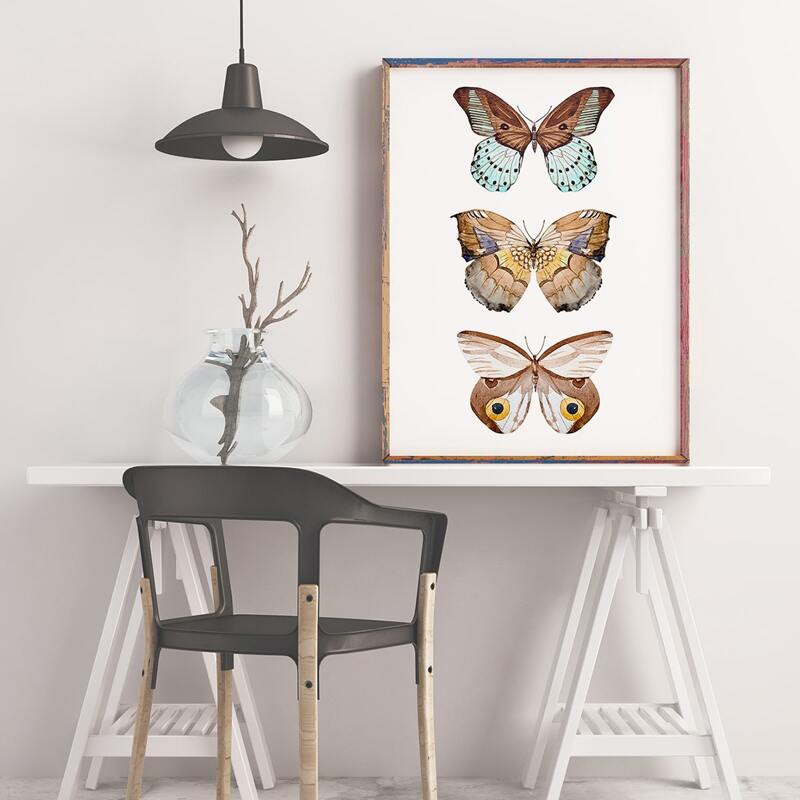 

1pc Butterfly Hanging Painting, Multicolor