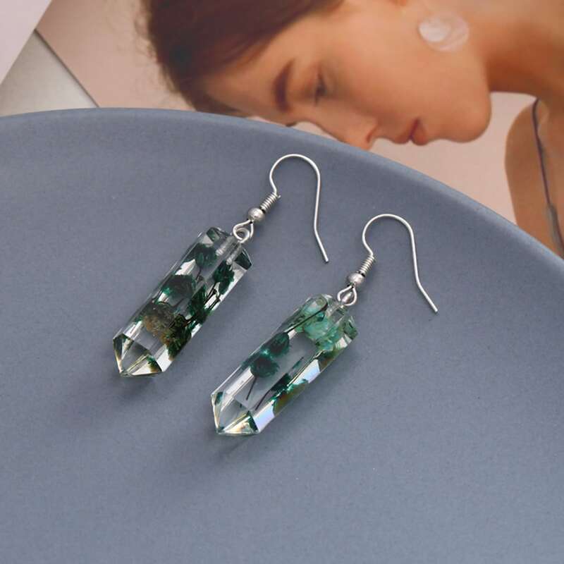 

Flower Drop Earrings, Multicolor