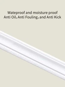 1 rollo Vinilo decorativo zócalo de pared adhesivo - Blanco - Ver 4