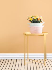 1 rollo Vinilo decorativo zócalo de pared adhesivo - Blanco - Ver 2