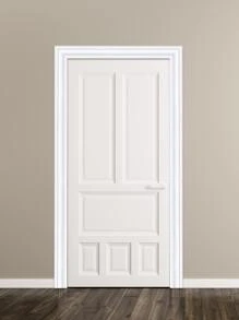 1 rollo Vinilo decorativo zócalo de pared adhesivo - Blanco - Ver 5