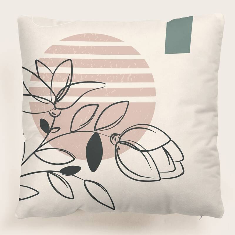 

Floral Cushion Cover Without Filler, Multicolor