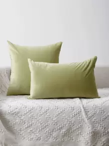 Miater Cojines Decorativos Funda para almohada - Verde - Ver 1