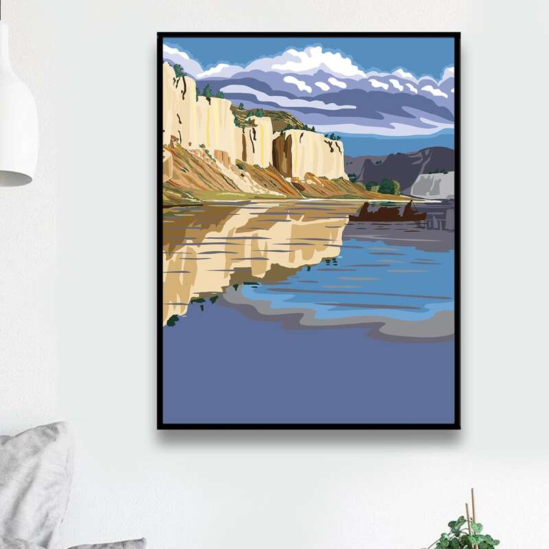 

Landscape DIY Diamond Painting, Multicolor