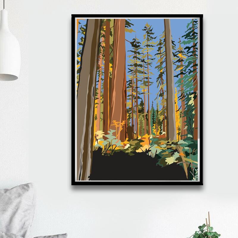 

Forest DIY Diamond Painting, Multicolor