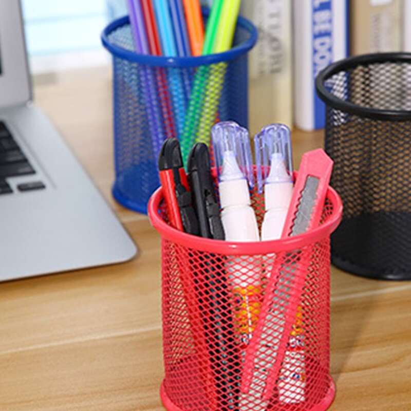 

1pc Random Metal Pen Holder, Multicolor