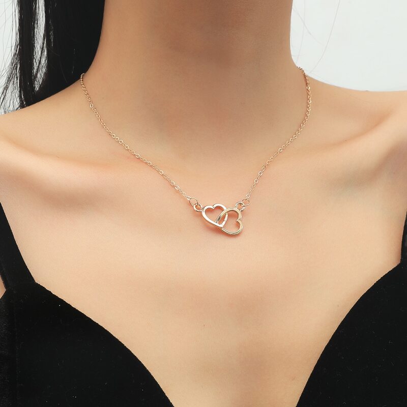 

Heart Chain Necklace, Gold