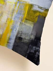 Graphic Print Cushion Cover Without Filler - Multicolor - View 3