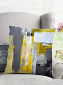 Graphic Print Cushion Cover Without Filler - Multicolor - View 4