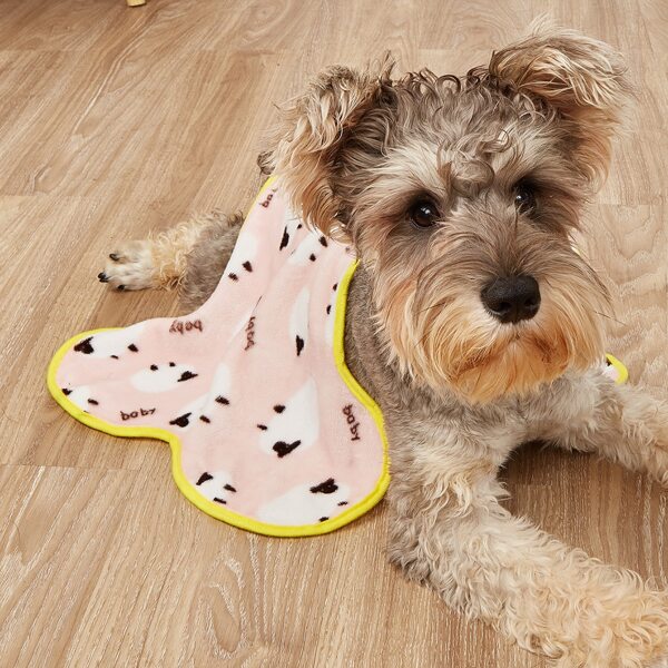 

Bone Shaped Pet Blanket, Multicolor