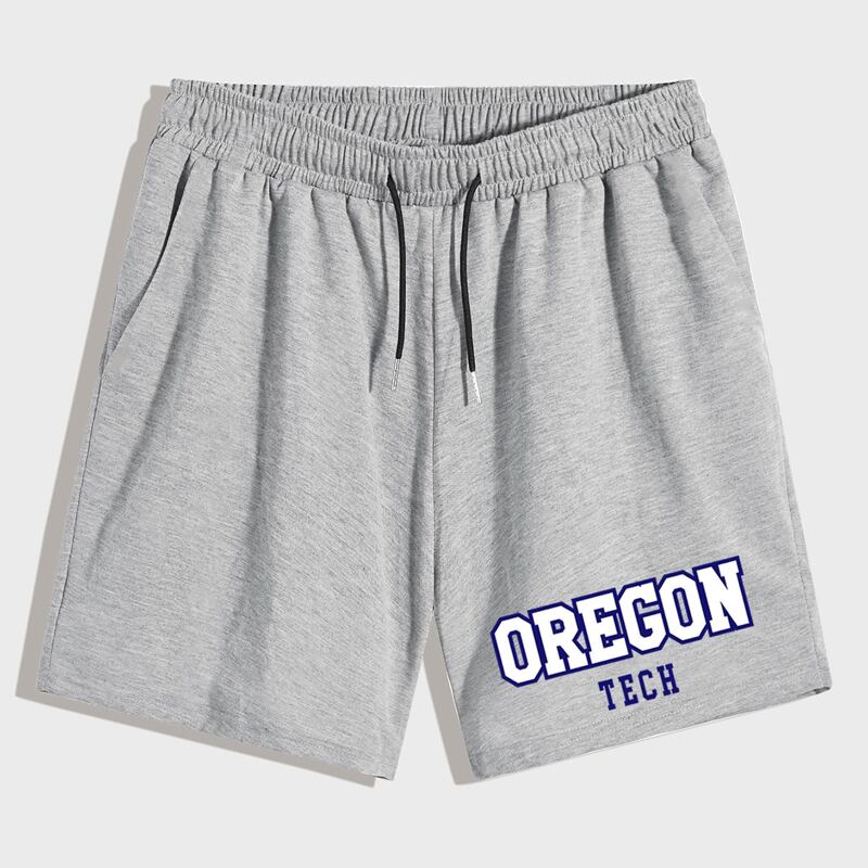 

Guys Letter Drawstring Shorts, Light grey