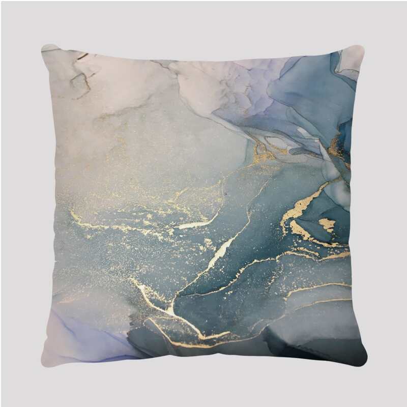 

Marble Pattern Cushion Cover Without Filler, Multicolor