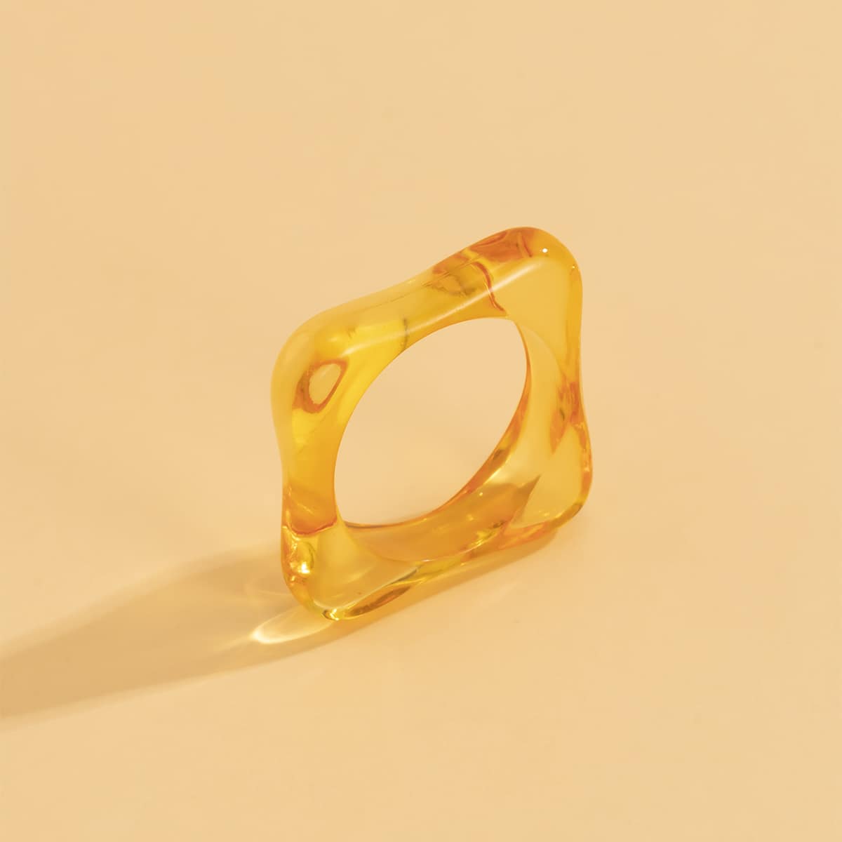 

1pc Simple Ring, Orange
