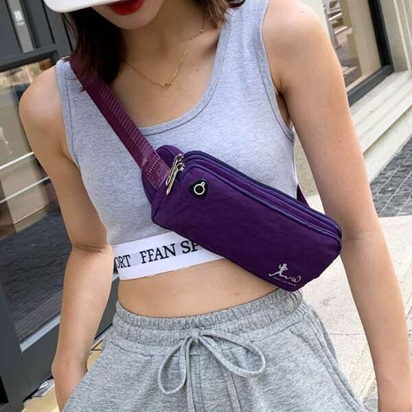 

Figure Graphic Fanny Pack, Purple