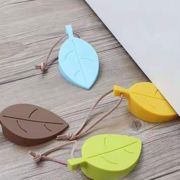 

3pcs Leaf Shaped Random Color Door Stopper, Multicolor