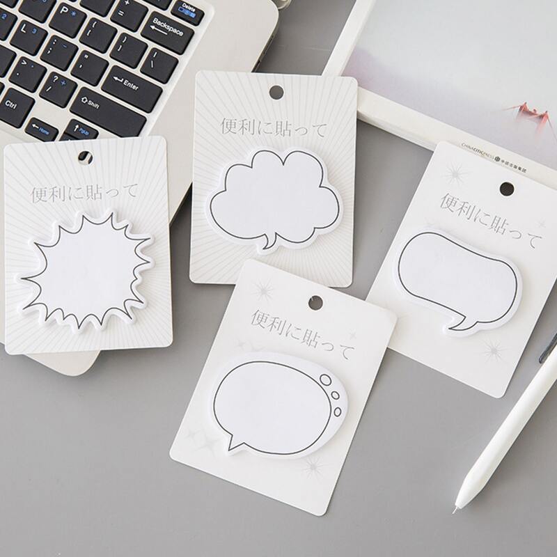

1pc Random Simple Memo Pad, White