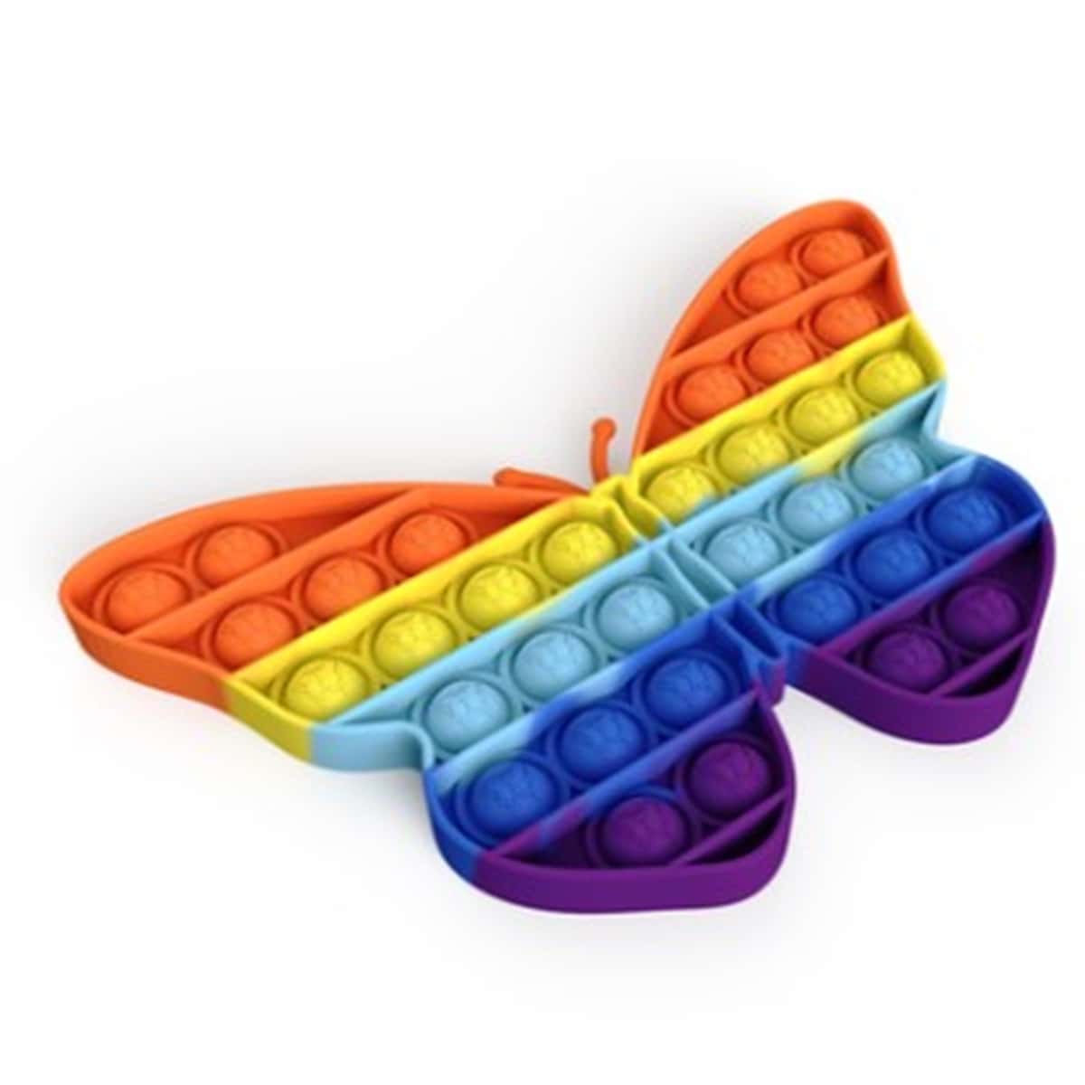 

1pc Random Butterfly Shaped Bubble Toy, Multicolor