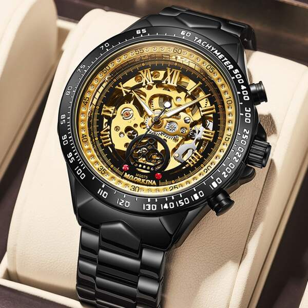 

Men Skeleton Mechanical Watch