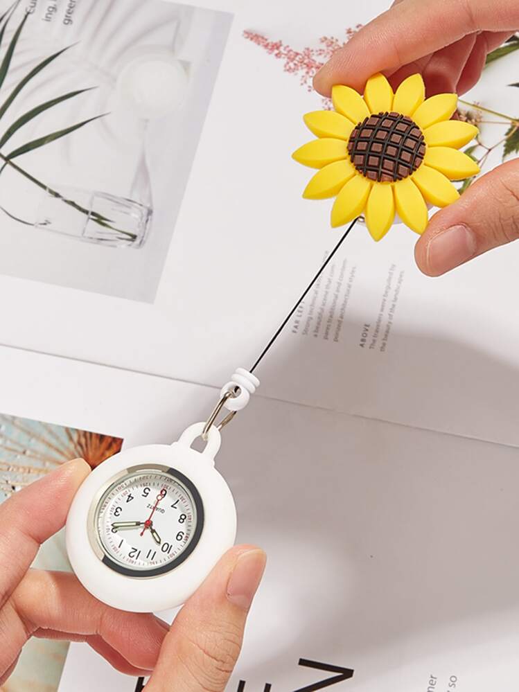 סיכת שעון אחות - לבן - ראה 2