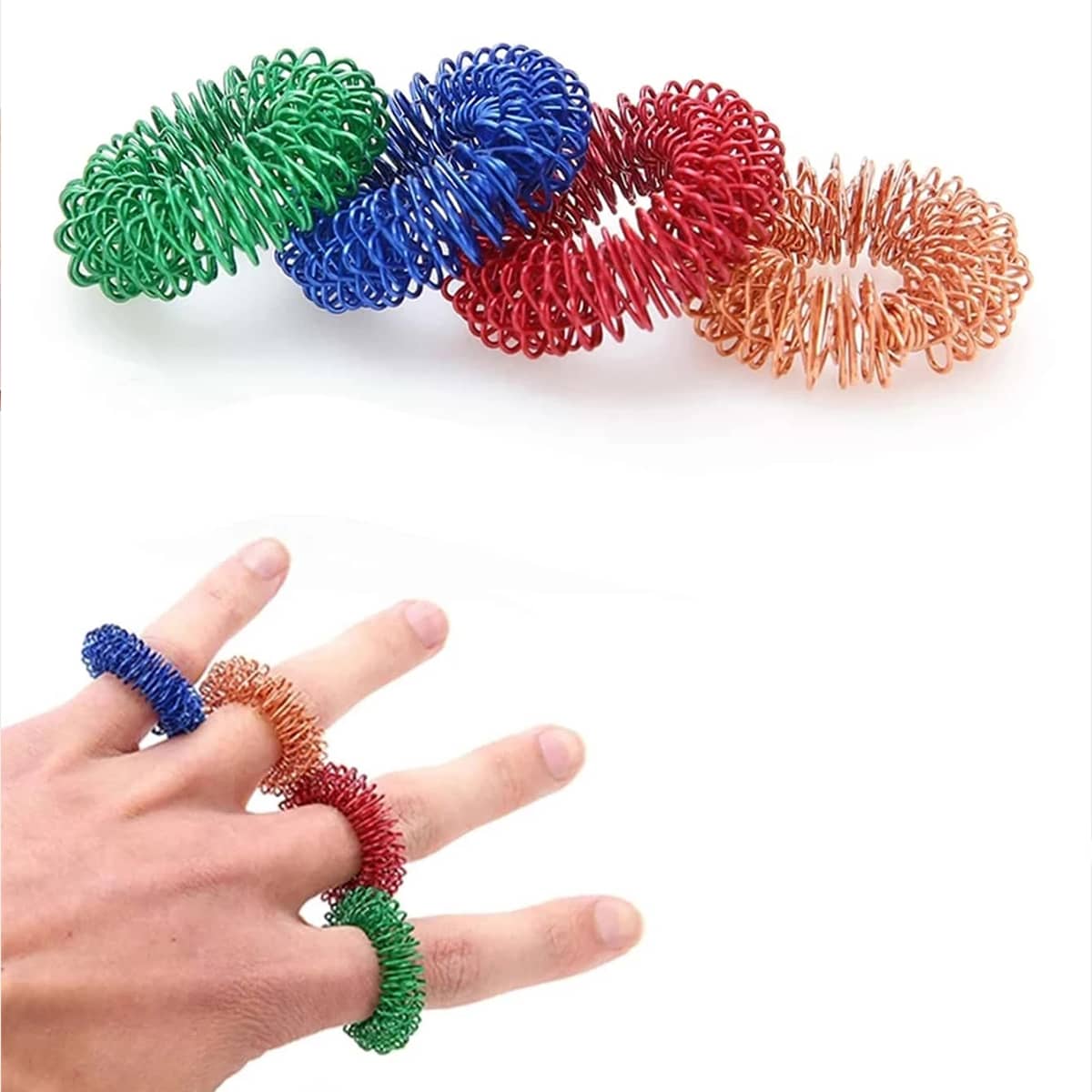 

3pcs Random Finger Stress Relief Toy, Multicolor
