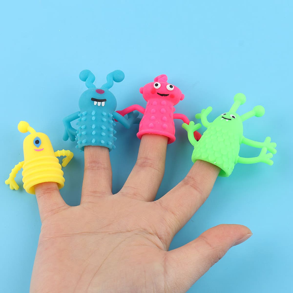 

2pcs Random Finger Cot Toy, Multicolor