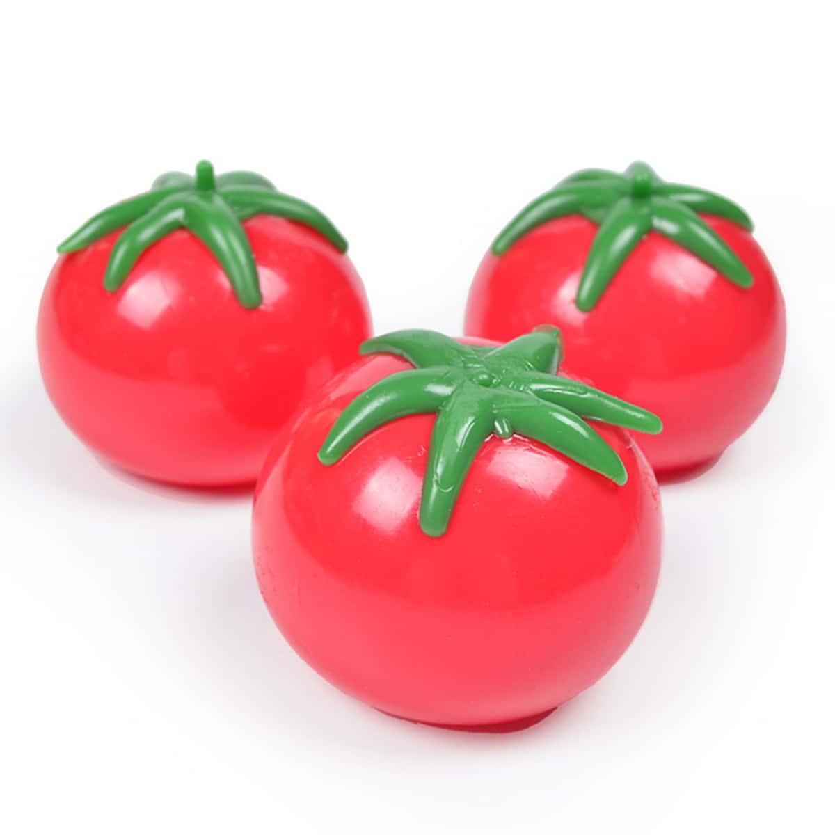 

1pc Tomato Shaped Squeeze Toy, Red