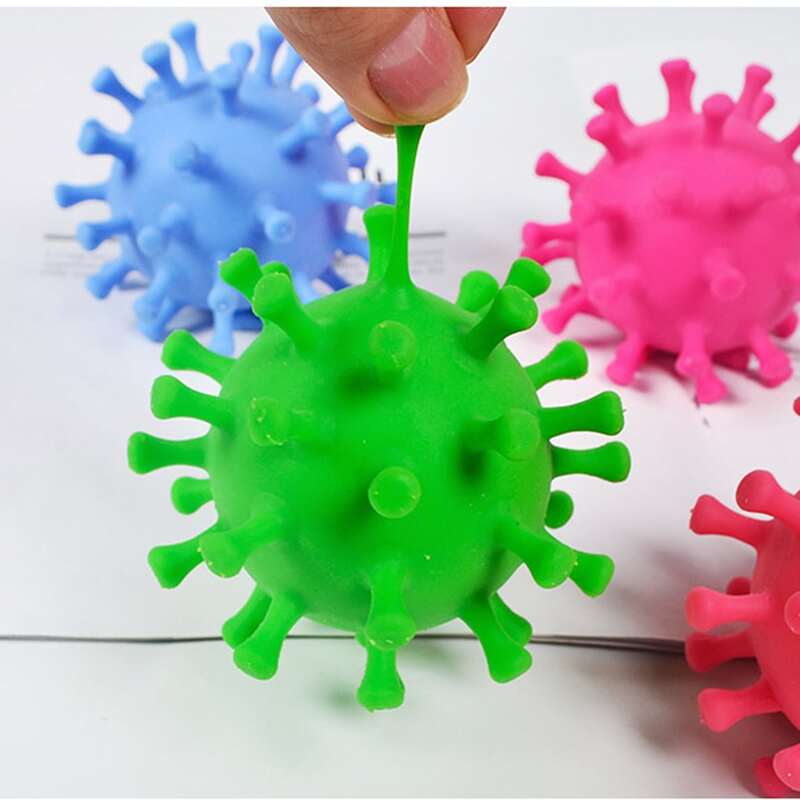 

1pc Random Color Squeeze Ball Toy, Multicolor