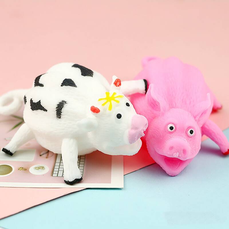 

1pc Random Cartoon Inflatable Toy, Multicolor