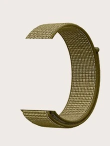 Correa de reloj compatible con Apple Watch nailon - Verde Oliva - Ver 2