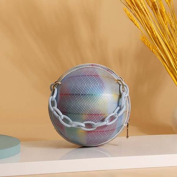 

Ball Design Satchel Bag, Multicolor