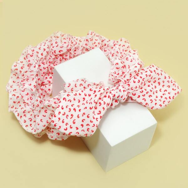 

Toddler Girls Knot Design Headband, Red and white