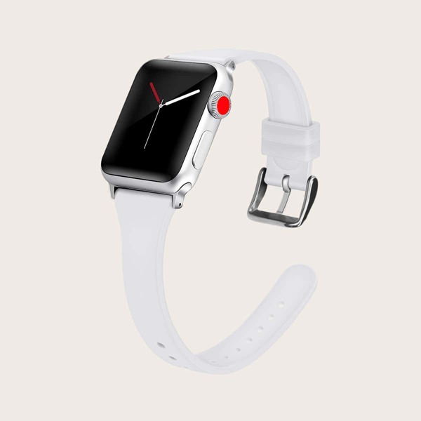 

Silicone Watchband For iWatch, White