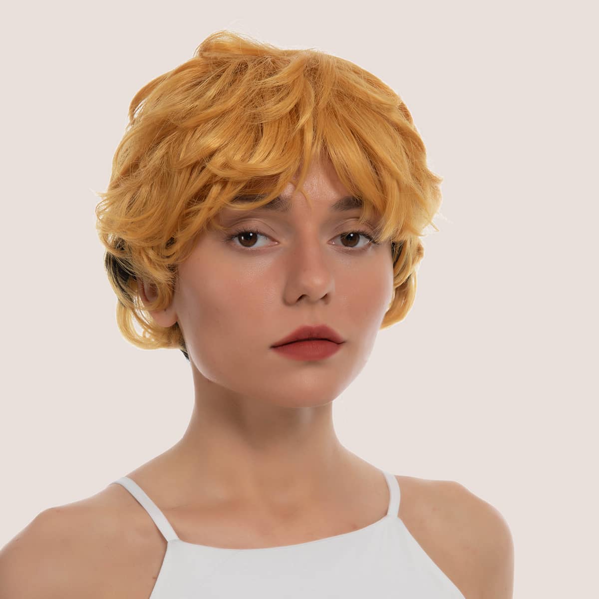 

Curly Short Wig, Multicolor