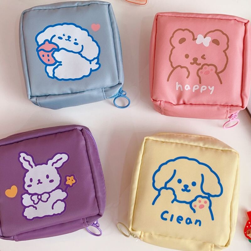 

1pc Random Cartoon Storage Bag, Multicolor
