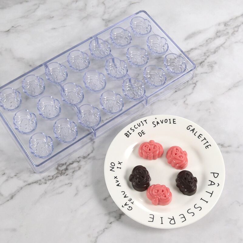 

1pc Pumpkin Shaped Mold, Clear