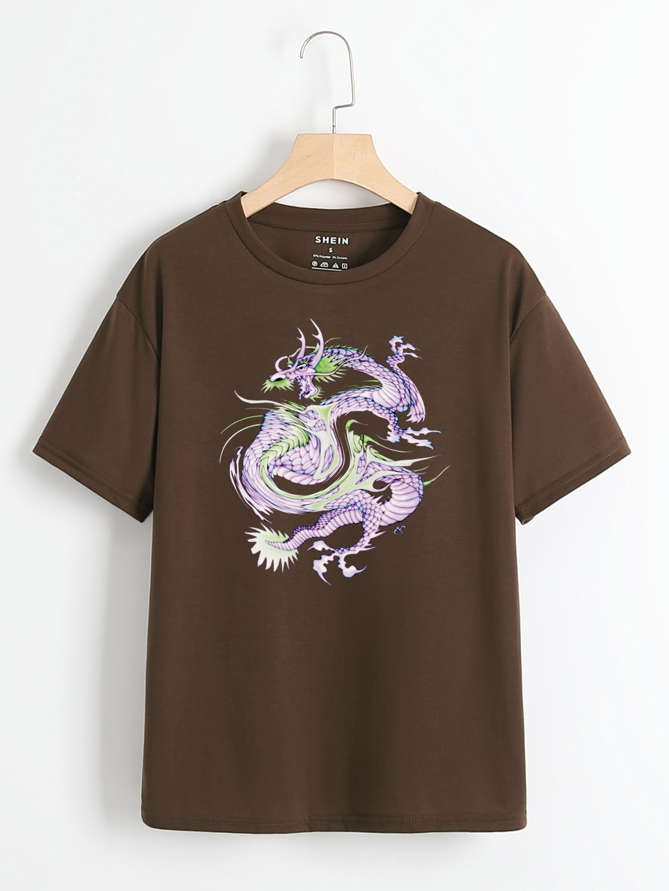 shein dragon moletom com capuz