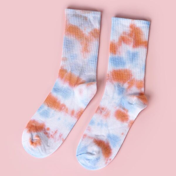 

Toddler Girls Tie Dye Socks, Multicolor