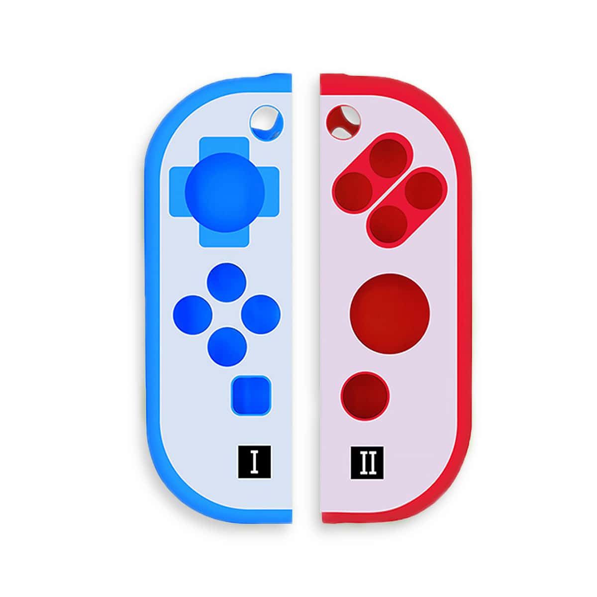 

2pcs Handle Cover For Nintendo Switch, Multicolor