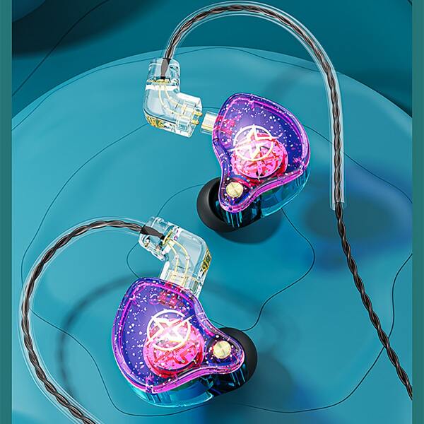 

L-shaped Plug Wired Headphone, Purple