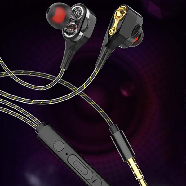 

Dual Moving Coil In-ear Headphone, Black