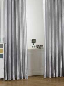 1 Pieza De Cortinas Completas De Color Sólido De Estilo Simple Moderno Con Medio Sombreado De Luz Y Sombreado Inferior