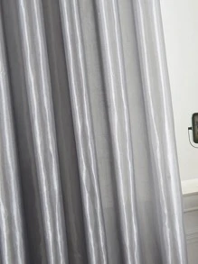 1 Pieza De Cortinas Completas De Color Sólido De Estilo Simple Moderno Con Medio Sombreado De Luz Y Sombreado Inferior