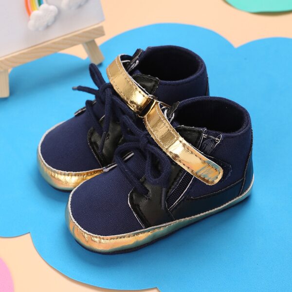 

Baby Boys Two Tone Velcro Strap Sneakers, Blue