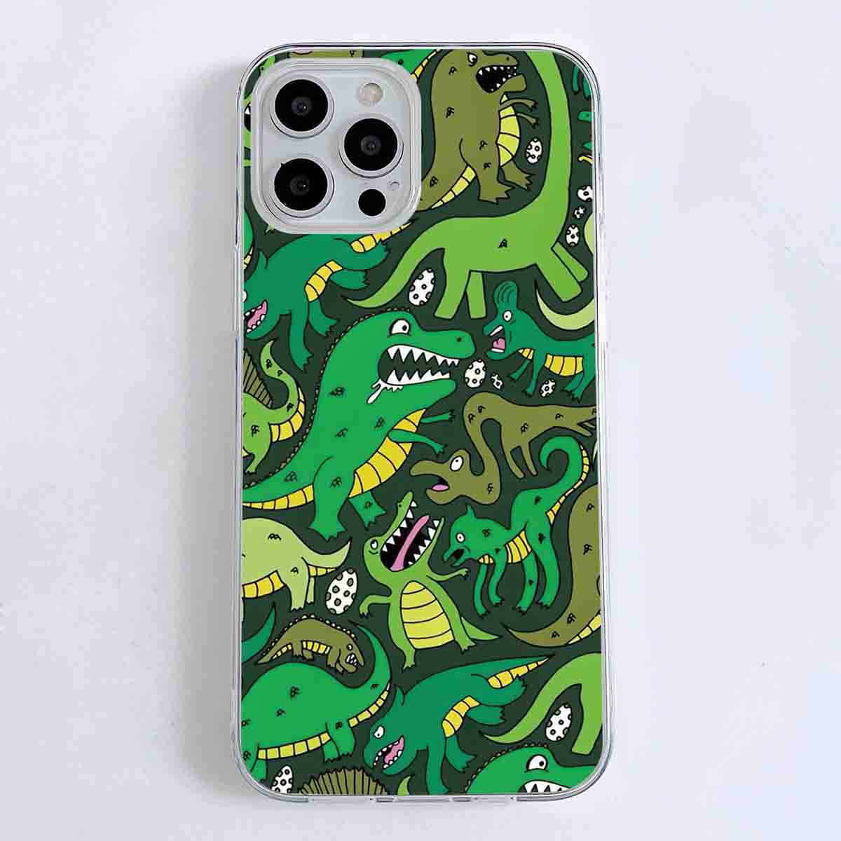 

Dinosaur Print Phone Case, Multicolor