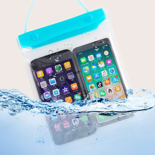 

Large-capacity Waterproof Phone Bag, Baby blue